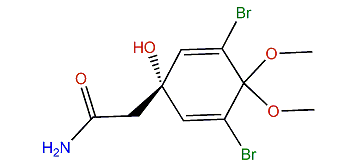 3,5-Dibromoverongiaquinol dimethyl ketal